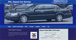 Desktop Screenshot of phillyairportservice.com